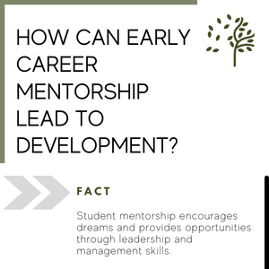 How canearly career mentorship lead to development